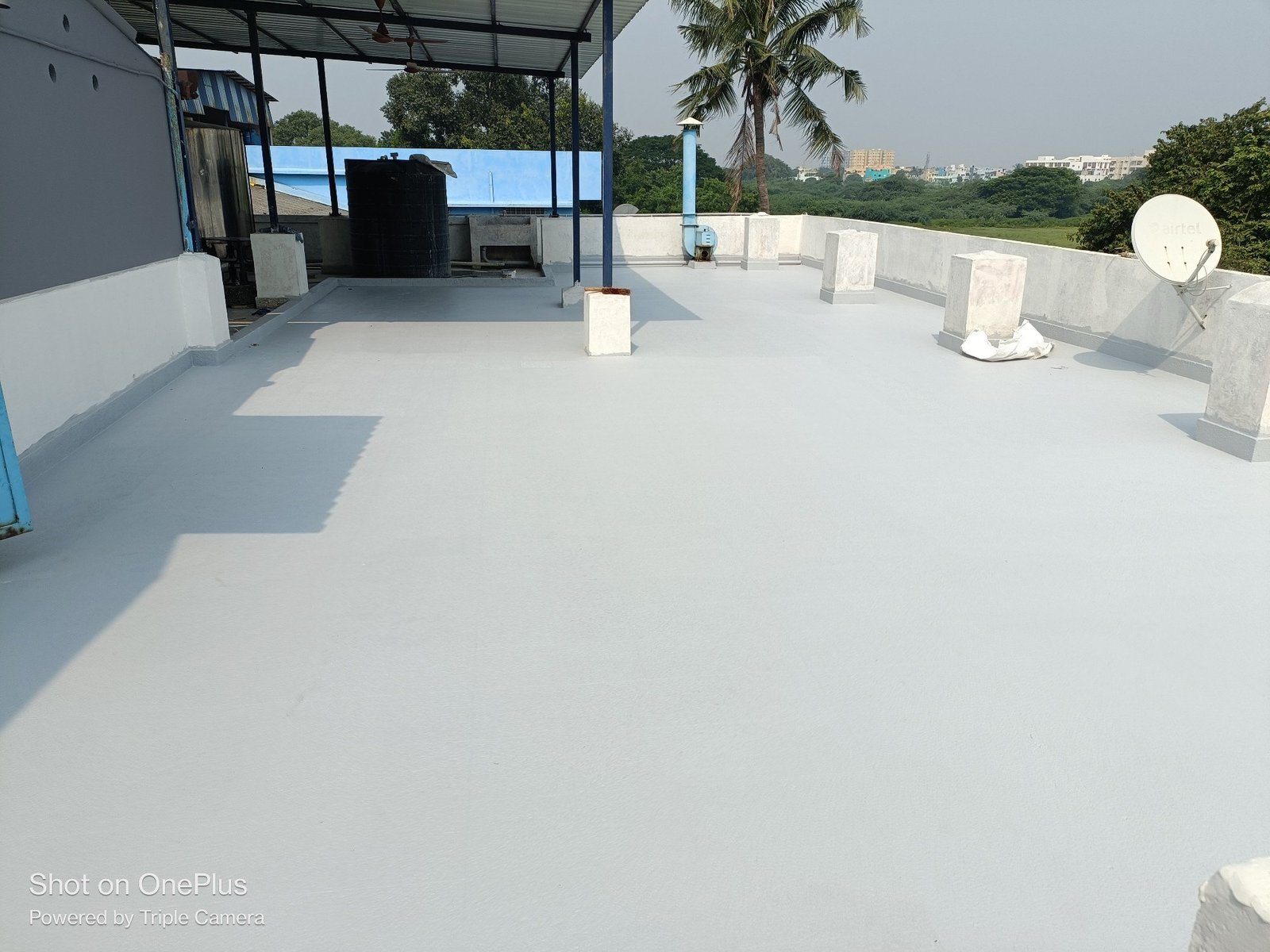 Sealed apartment terrace